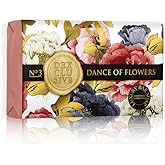 DEXCLUSIVE Dance of Flowers Doğal Banyo Sabunu 150 gr -%100 Bitkisel Yağlı, Kremsi ve Gliserinli Parf&uuml;ml&uuml; V&uuml;cut Temizleyici