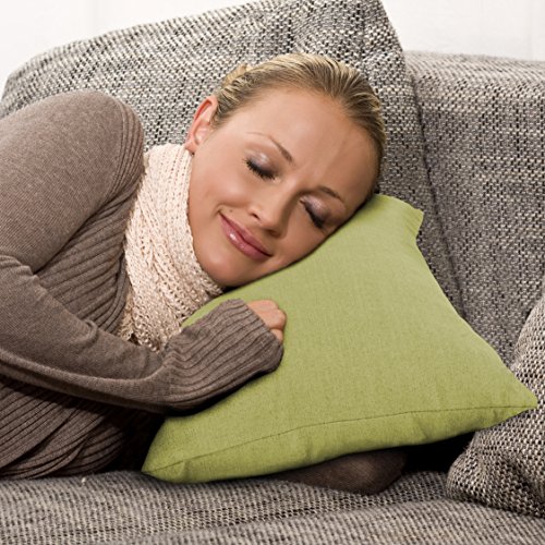 Großes Sofakissen, Dekokissen für Bett, Couch und Sessel. Auch als Louge, Pallettenkissen oder Kopfkissen. 7 Trend Farben für frische Akzente, Sabeatex® „Größe 40×70 cm Farbe (grün) - 4