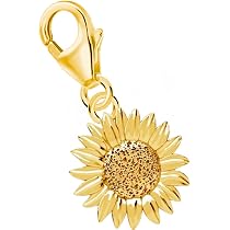 EXCEART 100 Ciondoli Girasole In Lega: Perfetti Per Creare Gioielli, Bracciali E Collane Fai-da-te. Colore Argento. - 3