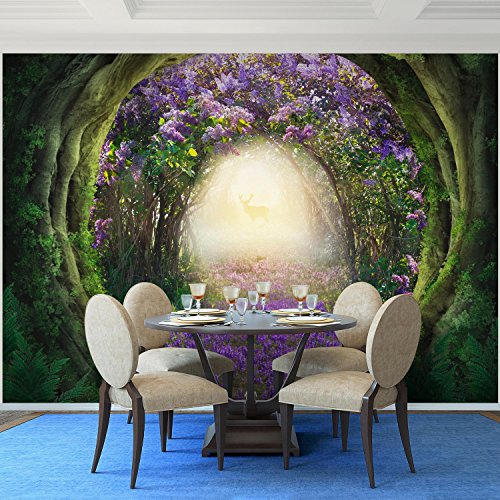 Fototapete Wald 352 x 250 cm – Vliestapete – Wandtapete – Vlies Phototapete – Wand – Wandbilder XXL – !!! 100% MADE IN GERMANY !!! Runa Tapete 9040011a - 6