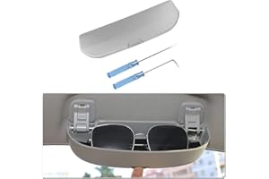 CDEFG Compatible avec Peugeot 3008 5008 2016-2024/208 2008 GT 308 SW 508 2015-2025 Étui à Lunettes de Voiture Lunettes de Soleil Support Pièces de Rechange-S’Installe sur la poignée Accessoires