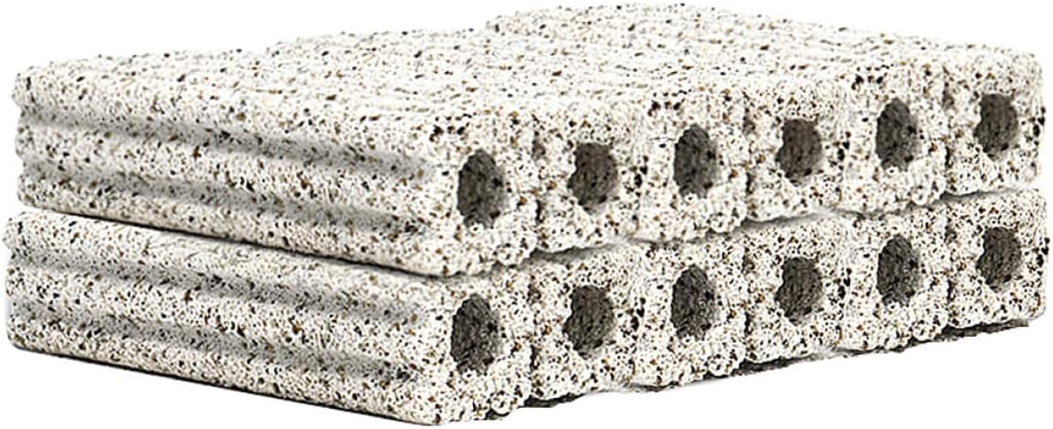 SOLUSTRE Material de Filtración para Acuarios de Cuarzo Pequeño Poligonal, 10 Piezas, Medios Filtrantes Reutilizables para Peceras y Estanques Estructura Porosa para Filtración Biológica