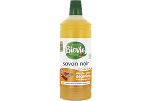 Biovie - Savon noir liquide, à l'huile de lin 1l