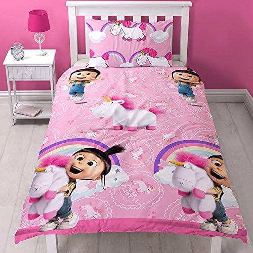 UNIVERSAL DESPICABLE ME Despicable Me 'Daydream' Single Duvet Set-Repeat Print Design, Microfibre, Multicolour