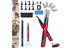 Fram- och återgående slipmaskin sladdlös mini pennslipmaskin anti-skuret fingerskydd och 8 st sliphuvud, USB snabbladdande sl