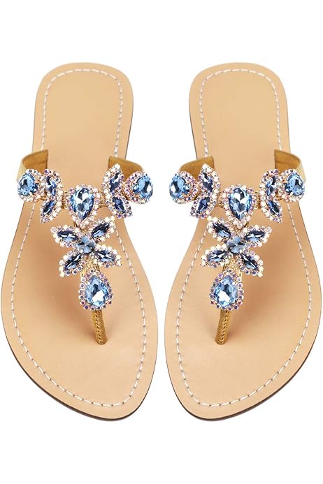 Lemon Jelly Betony, Women's Flip Flop Flip Flops, Blue (Baby Blue), 7.5 UK  (41 EU): Buy Online at Best Price in UAE - Amazon.ae