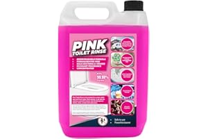 AXPPIN Flow Pink Chemical Motorhome & Caravan WC Toilet Rinse Cleaner | Biodegradable Formaldehyde Free Cleaning Formulation | Disinfectant & Cleaner | Fresh Fragrance (5 Litre, Pink)
