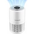 FULMINARE Air Purifiers for Home Large Room, H13 True HEPA Air Filter 462 Ft² Coverage, Air Purifier for Bedroom, Office, LivingRoom, Big Air Cleaner With Sleep Mode, Timer, Child Lock... White