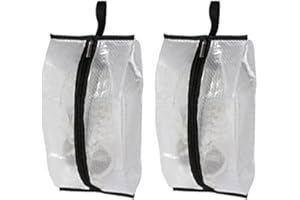 HCYANGZHANG 2 Stück schuhtasche Reise, Schuhorganizer, Schuhtasche mit Reißverschluss, Transparent Schuhsack, Reisezubehör für Schuhaufbewahrungstasche, Aufbewahrung zu Hause