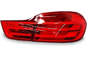 FINEST FOLIA Set di pellicole adesive per fanali posteriori per luci posteriori (rosso (C043)