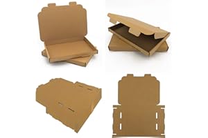 A5/C5 || 218x159x20mm || PACK OF 50 || AKAR C5 A5 Postal Boxes Royal Mail Post Box Packing Large Letter Box Pip Box C5 Box Cardboard Boxes Large Letter Postal Box A5 Box Posting Brown A5 Postal Boxes