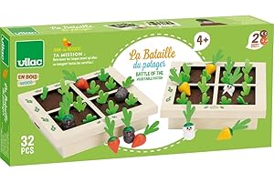 Vilac - Jouet en Bois - Jouets Créatif et Educatif - Bataille Navale Original pour Tout Petits - Jeu de Société pour Enfants - Jeu de Mémoire et de Concentration pour Enfants - 4 Ans et Plus