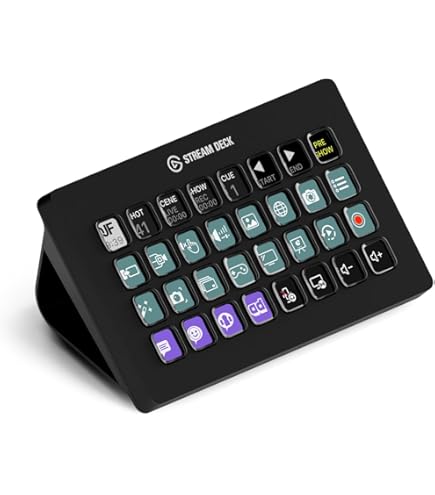Elgato Stream Deck MK.2 - Contrôleur de studio, Noir, 15 Touches