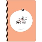 Keskin Color Hisli Şeyler A4 Kareli Spiralli Stickerli Defter Oturmaya Mı Geldik?