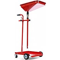 Carrello Recupero Olio Motore - Collettore Mobile Con Imbuto Filtro E Ruote - Foto 10
