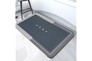 Kyduu Tappetini per il bagno, Tappeti Bagno Assorbenti, Tappeto Bagno Antiscivolo, Tappetino da bagno, Bagno Tappeto Assorbente, Morbido Tappetino Bagno Microfibra, Tappetino da bagno morbido(40×60cm)