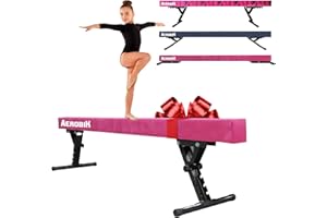 ORIGINAL CUP Aerobik Poutre de Gymnastique Rose pour Enfants | Hauteur Réglable sur 5 Niveaux de 16,5 à 56,5 cm | Montage Facile et Sécurité Maximale | Antidérapante