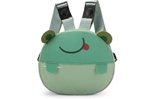 CSENASON Dog Backpack Harness with Leash,Cute Pet Puppy Backpacks for Dogs to Wear, Adjustable Pets Self Carrier Bag for Small Medium Dogs Travel Hiking Daily Walking Frog