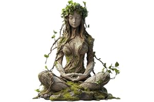 GENERIC Bohemian Goddess Statue Acrylic Plaque Desktop Decoration Ornament Art Style Home Decoration Realistic High-end Solemn Desktop Table Decoration Ornament