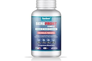 SAVIBEN FORMULA COMPLETA - Serenoa Repens, Saw Palmetto, Prostata Integratore | Funzionalità Prostatica, Rinfozante, Preventivo, Rigenerante, con Licopene, Epilobio, Zucca, Ortica e Pygeum Africanum.