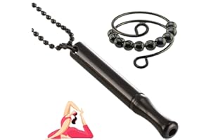 Qianfeng 1 Stück Makya V2 Halskette Rauchfrei Original,Halskette Rauchfrei,Rauchentwöhnung Rauchfreikette,Atemkette Raucherentwöhnung Rauchen,Mit Aufhören Hilfsmittel,Angst Atemhalskette (Schwarz)