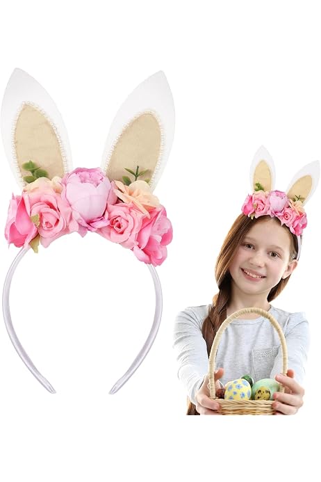 Serre-tête Pâques Mignon - Bandeau Lapin Et Poussin Pour Fête | Accessoire Festif Enfant/Adulte