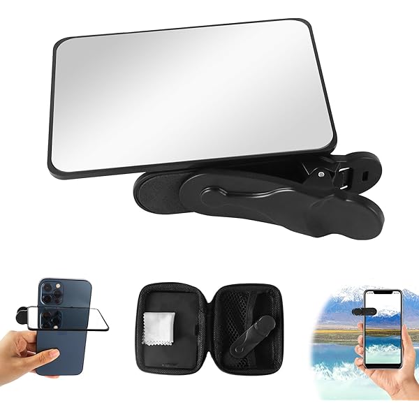 Lentille Effet Miroir Kit De Clip De Réflexion Pour Smartphone Avec T L Commande Et 547290