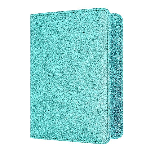 Preisvergleich Produktbild Rucksack Sportbeutel, Taschen SchlüsselanhängerReise Schulsachen Urlaub Wasser Koffer,Bright Surface Antimagnetic Certificate Card Tasche Reisepass-Paket HimmelblauHimmelblau