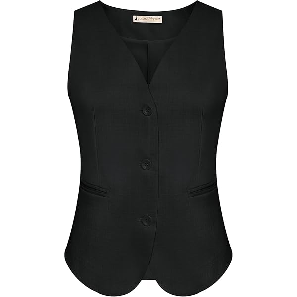 Gilet Donna Senza Maniche Elegante - Giacca Leggera Con Tasca Per Look Business O Casual | Taglio Slim Fit - Foto 9