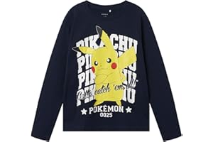 Name IT Nkmast Pokemon LS Nreg Top Box Noos Sky Nkmast Pokemon LS Nreg Top Box Noos Sky Bambini e Ragazzi (Pacco da 1)