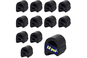 DWFEYOI Gommini Griglia Piano Cottura 9 mm x 10 mm, 12 Pezzi Piedini In Gomma Per Griglia Di Cottura Da Cucina Parte Di Ricambio Piedini Di Supporto In Gomma Antigraffio Per Griglia Di Cottura