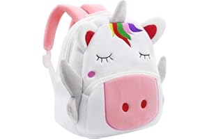 KozyOne Cute Animal Cartoon Backpack School Bag, for Toddler Children Boys Girls, 3-6 Years Old, Best Gift for Kids, Children, Unisex (Unicorn)