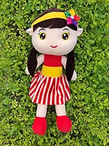 Lilted Soft Plush Stuffed Animal Dog,Cat,Camel,Panda,Tiger,Gorilla,Mermaid,Elephant,Monkey,Giraffe,Kangaroo,Dolls Toy for Kids Boys Girls (Red, Sofia Doll 40CM)