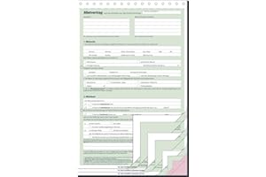 Sigel Mietvertrag A4 hoch 80g/qm selbstdurchschreibend 4x2 Blatt