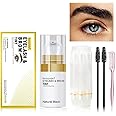 NIKITA.VIVI - Eyelash & Brow Tint Dye Color Kit (#01 Natural Black) | Brow and Lash Tinting Set Professional and Home Use | Long-Lasting Sweatproof Waterproof Eyebrow Dye Kit | Eyebrow Lash Colour Kit