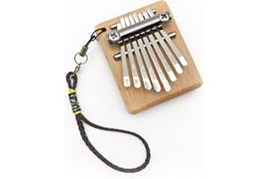 EULAPGOE Kalimba, Piano de Pulgar, Marimba de 8 Teclas, Mini Piano Portátil de Madera Maciza, Regalos de Cumpleaños de Navidad para Niños, Principiantes y Amantes de la Música