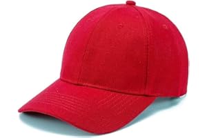 Boolavard - Gorra de Béisbol para niños y niñas, de Algodón Suave, Ligera, Tamaño Ajustable para niños de 2 a 9 años