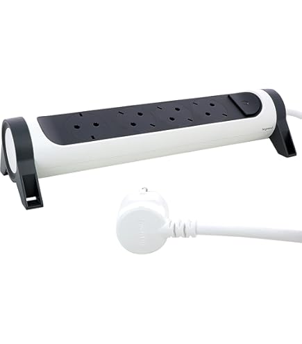 LEGRAND, Multiprise Rotative, 4 Prises, Montage Mural Ou Sur Table