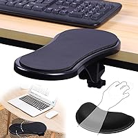 BieFuSin Computer Arm Rest for Desk Extender,Ergonomic Arm Rest Support for Desk Armrest,Keyboard Wrist Rest Mouse Pad,Wrist 