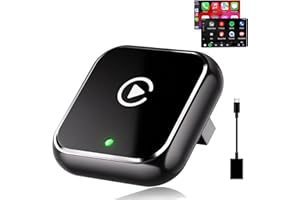 Mynoveex 2 in 1 Wireless Adapter for Apple CarPlay/Android Auto, 2025 Upgrade Plug and Play Mini CarPlay & Android Auto OTA Dongle for iPhone/Android and 927+ Cars, Bluetooth 5.3 & WiFi 6, No Lag