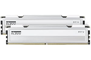 KLEVV FIT V 32GB (2x 16GB) DDR5 Gaming RAM 6000MT/s PC5-48000 Unbuffered Non-ECC 1.35V CL30 Kit modulo di memoria