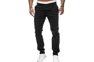 GÉNÉRIQUE Jeans Slim pour Homme Classique Confortable Jeans réguliers Jeans Droits en Coton Skinny