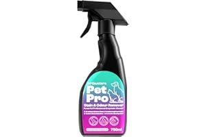 Dirtbusters Pet Pro Pet Stain & Odour Remover Spray, Powerful Professional Enzymatic Carpet Cleaner Solution, Upholstery & Fabric (750ml)