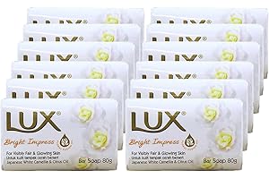 BIZZICO Lux Saponetta Bright Impress 80 g (confezione da 12) con camelia bianca giapponese e olio di agrumi
