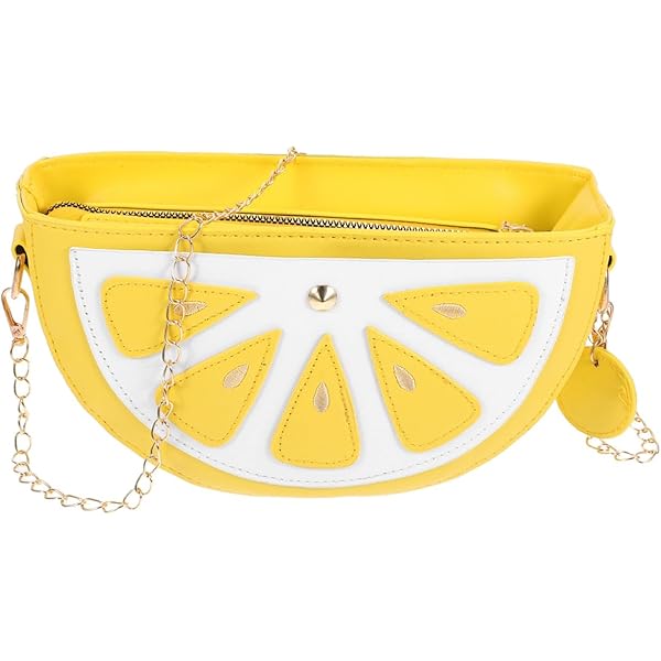 JUGUTA Zitronenohrringe - Harz, Goldfarben, 6.6cm, Süßes Frucht-Design