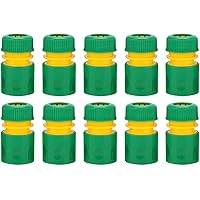 10 Stücke Gartenhahn Schlauchverbinder 1/2"Wasserrohr Schnellkupplungen Bewässerungen Gewindeverbindungssystem