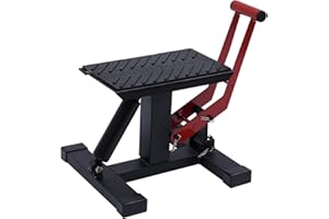 HINOPY Hydraulischer Motorrad Ständer, Profi Universal Motorrad Hebebühne Motorradständer Motorradheber Motocross Hubständer Klapp Hebebühne, Max Belastung 150 kg