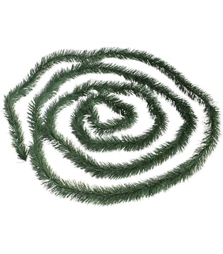 Künstliche Blautannengirlande Gefrostet Ca. 180 Cm – Winter-Deko Mit Ca. 120 Trieben | Ideal Für Weihnachtsdeko Innen & Außen