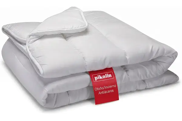 PIKOLIN Edredón Nórdico Cama 150 220x240cm 300gr Antiacaros Oeko-Tex | Cálido y suave | Antiácaros | Tacto plumón Ecolofil | 300gr Otoño-Invierno | Certificado Oeko-Tex
