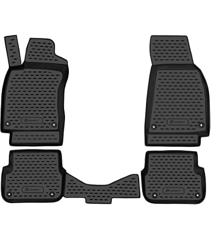 Tapis De Sol TPE Toutes Saisons Peugeot 208 Depuis 2019 - Bord Haut, Antidérapant, 100% Sur-Mesure Noir